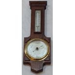 A Negretti & Zambra of London barometer, H.47cm