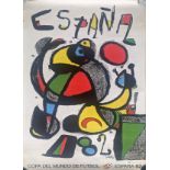 Joan Miro (Spanish, 1893-1983), Espana 82 Copa del Mundo, original lithograph poster, published by