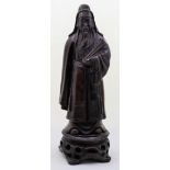 A Chinese figural sculpture, resin, H.31cm