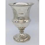 A William IV silver goblet, hallmarked London, 1835, H.15.5cm,