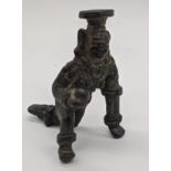 A 14th century bronze figure of Krishna as a crawling infant, Tamil Nadu, India, Vijayanagar period,