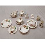 A Hammersley & Co. breakfast set, floral pattern, retailed by Thomas Goode & Co. Ltd London