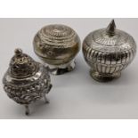 A group of Asian and Eastern silver items, 102g (3)
