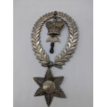 An early silver possibly military pendant, 151g, L.17cm