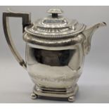 A George III coffee pot, hallmarked London, 1808, 820g, maker Rebecca Eames & Edward Barnard, H.