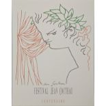 After Jean Cocteau, Festival Jean Cocteau Centenaire, offset lithograph poster, full sheet H.70cm