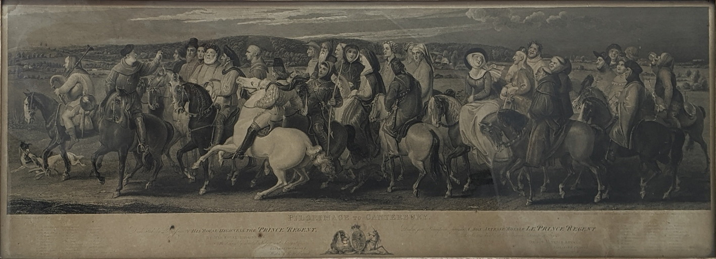 James Heath (1757-1834) & Louis Shiavonetti, After Thomas Stothard, Pilgrimage to Canterbury,