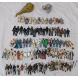 A collection of Star Wars figures, 1980s