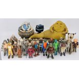 A Collection of 23 Star Wars Figures, Kenner, 1977, 1978, 1980, 1981, 1983, 1984, Hong Kong: Jabba