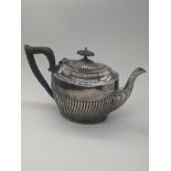 An early 20th century silver teapot, hallmarked London, 358g, H.14cm