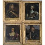 John Smith (British, 1652-1743), portraits of Queen Anne, Fridericus Guilelmus (King of Prussia),