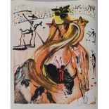 Salvador Dali (1904-1989), Butterfly and the Bullfighter, lithograph, signed in pencil, numbered