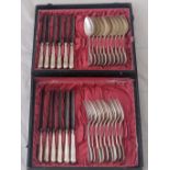 A canteen of silver plated cutlery, stamped Geislingen 90