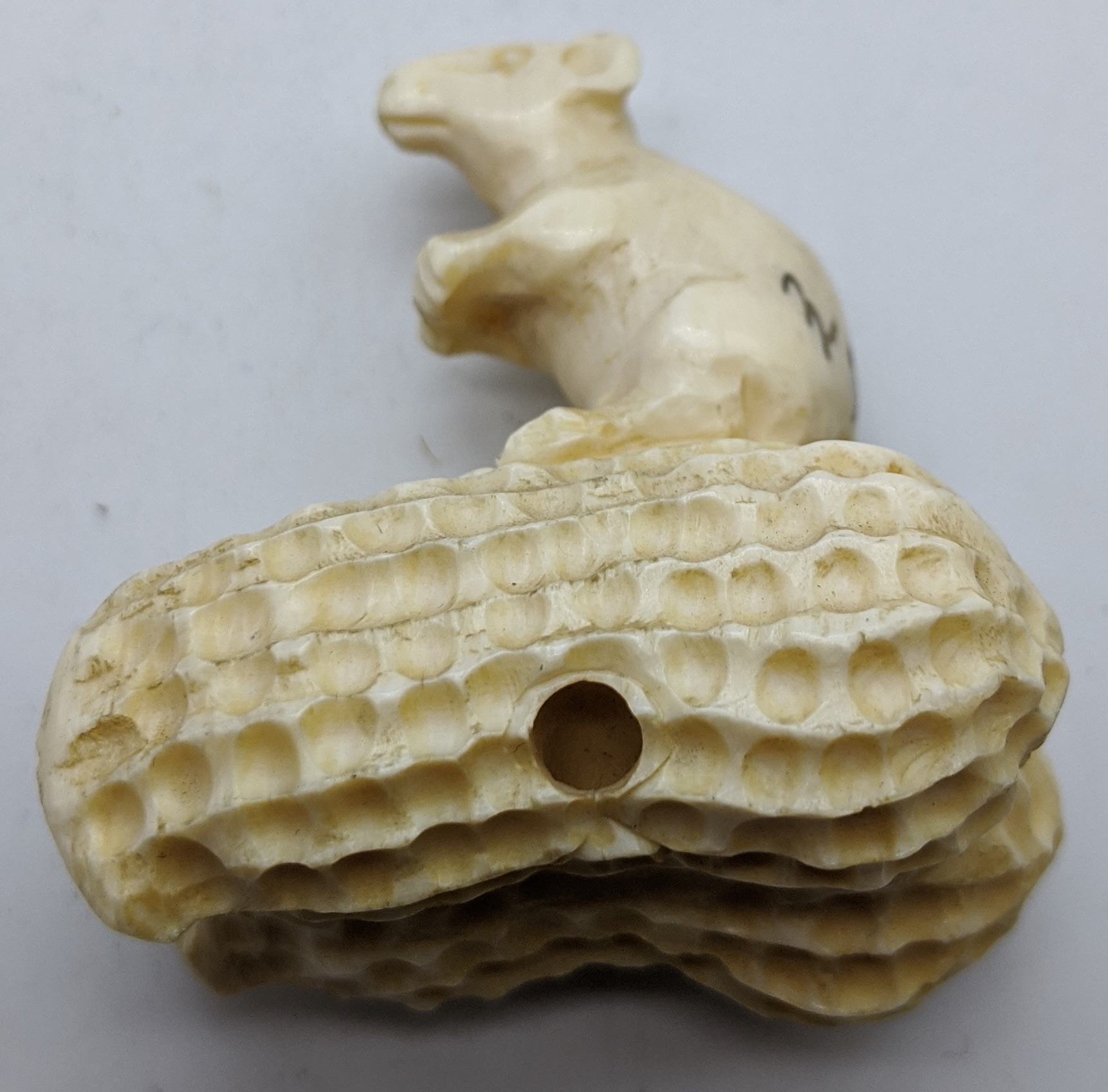 Six late 19th/early 20th century Japanese bone and ivory netsukes, H.6cm (largest) Buyer Note: - Image 3 of 3