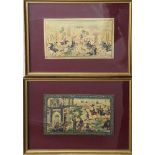 A pair of early 20th century Persian watercolours, signed