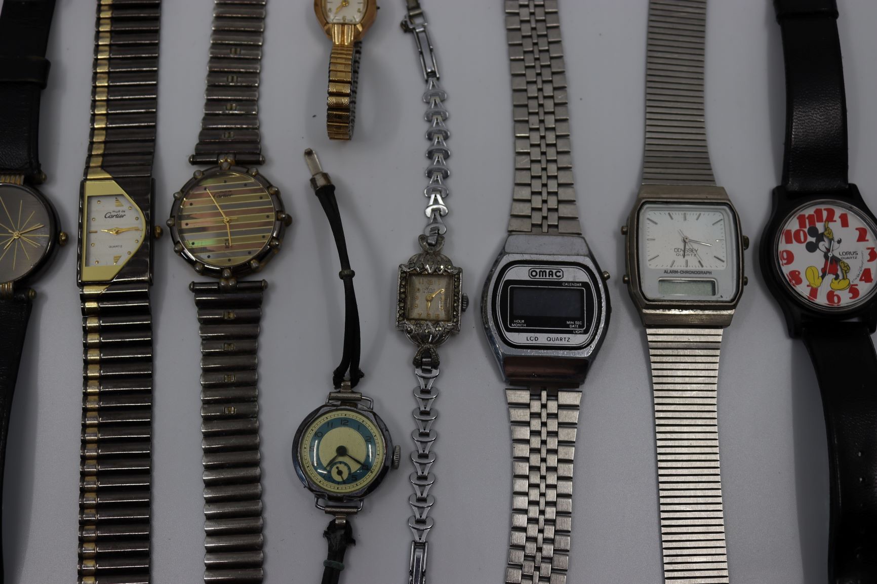 Large collection of watches to include Must de Cartier, Montine, Bifora, Seiko, Lorus and others. ( - Image 7 of 8