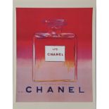 After Andy Warhol, Chanel, offset lithograph poster, unframed H.61cm W.46cm