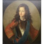 Studio of François de Troy (French, 1654-1730), a portrait of Prince James Francis Edward Stuart (