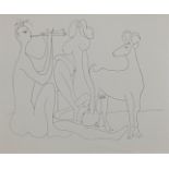Pablo Picasso (1881-1973), Antibes, lithograph, unsigned, H.23cm W.29cm Provenance:Kings Court