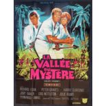 A vintage film poster, Universal Film presente La Vallee du Mystere (Valley of Mystery),