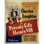 A vintage film poster, London Film Productions present Charles Laughton in The Private Life of