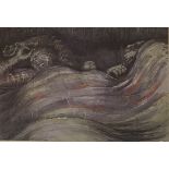 After Henry Moore, Sleeping Shelterers: Two Women and a Child, 1940, W40cm H30cm, Copyright 2006