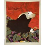 After Chateau Lapeyre, Saint Emelion, grand vin de bordeaux poster 82.6x55.1cm; full sheet 90.9x60.