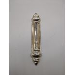 An Israeli silver mezuzah, L.17.5cm