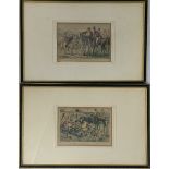 Pair of After John Leech engravings