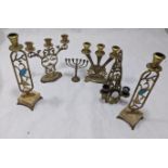 6 candlesticks (Israeliana)