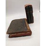 2 1912 prayer books for high holy days, together with another prayer book, 1878