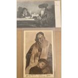 2 early 20th Century Jewish post cards