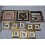 A collection of small Jewish prints