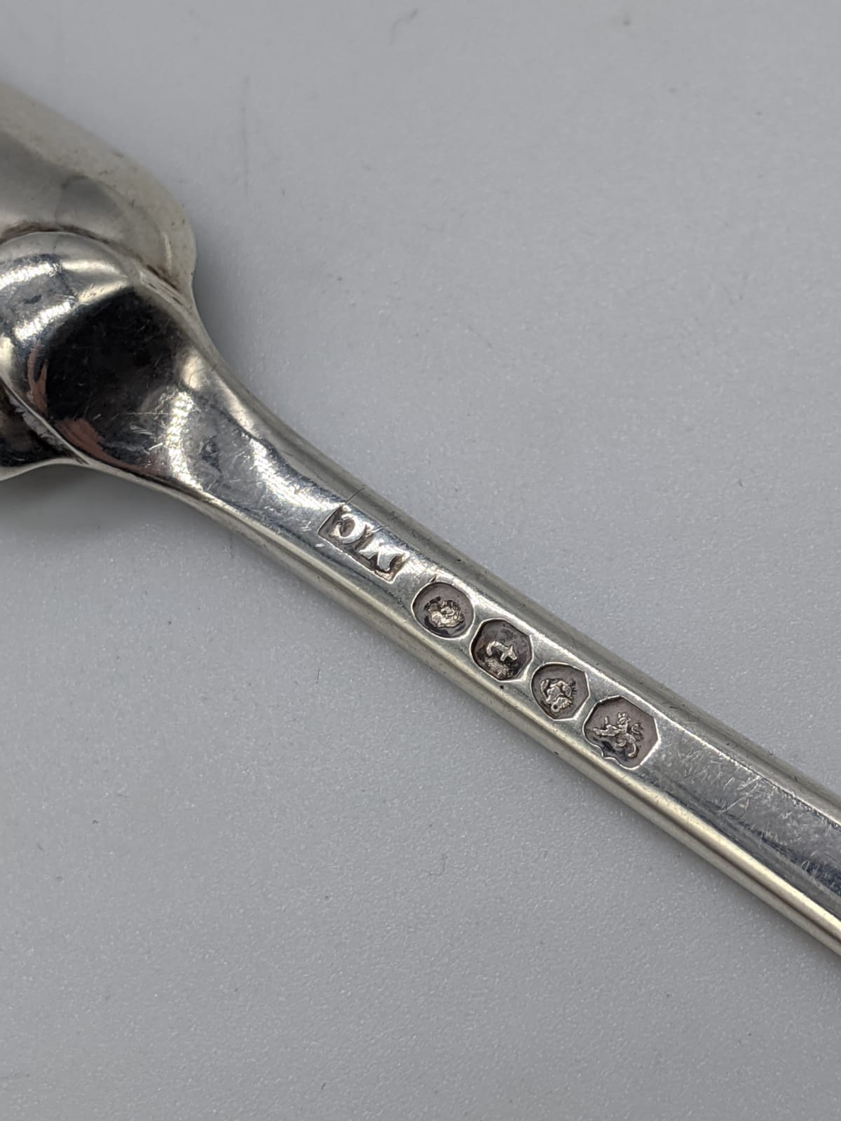 A William IV silver marrow scoop, hallmarked London, 1834, maker Mary Chawner, 56g, L.23cm - Image 3 of 3