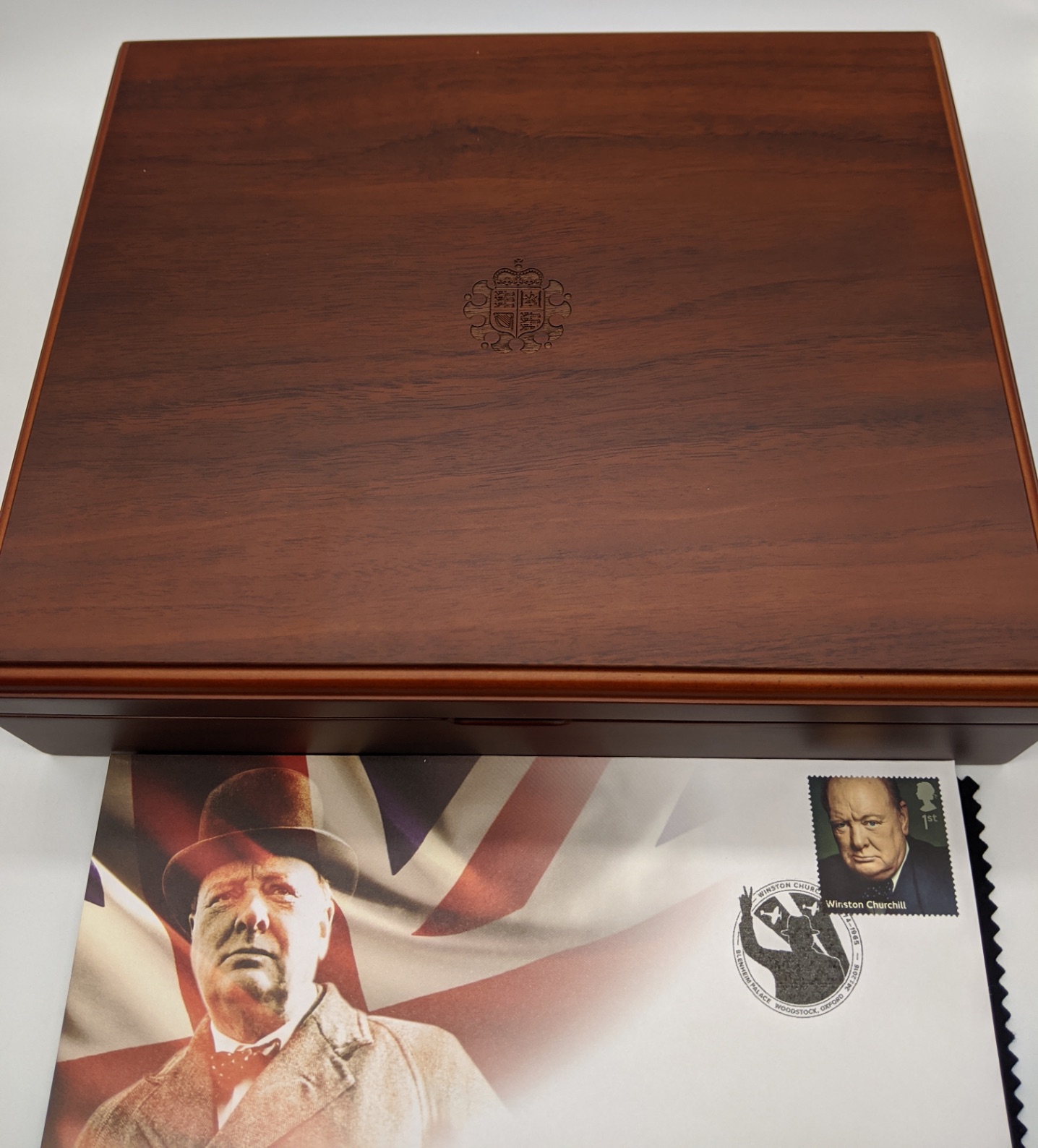 The 2014 United Kingdom Premium Proof Coins Set, with box and papers, together with a Winston - Image 2 of 4