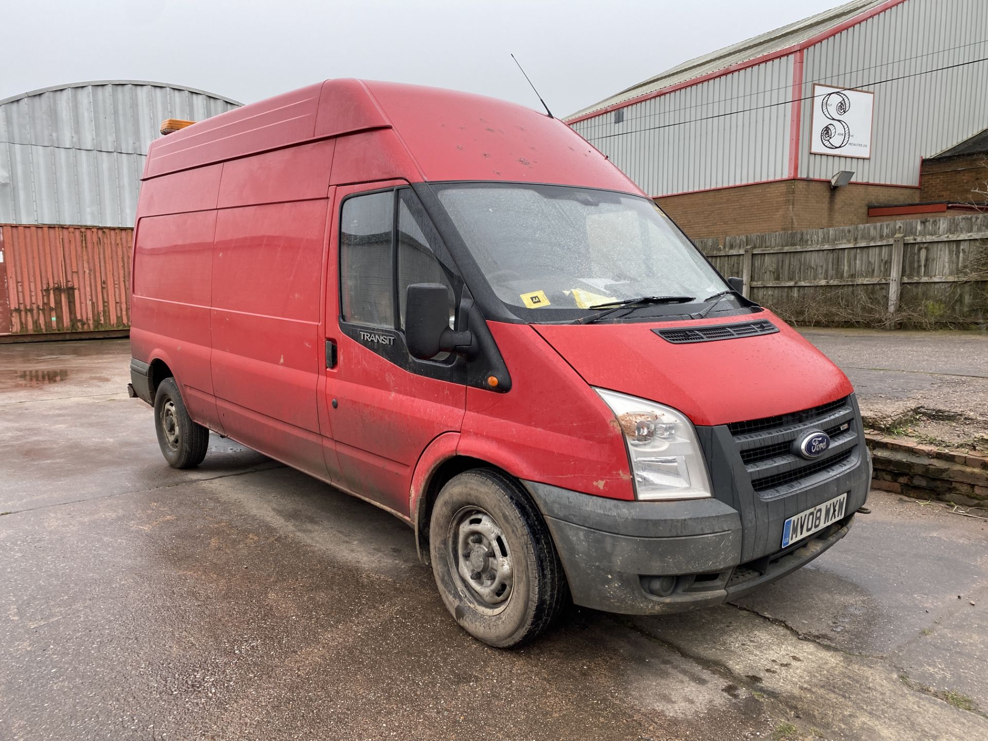 Ford Transit 100 T350L RWD, 2,402cc 5 speed manual 3.5 tonne panel van, MV08 WXW