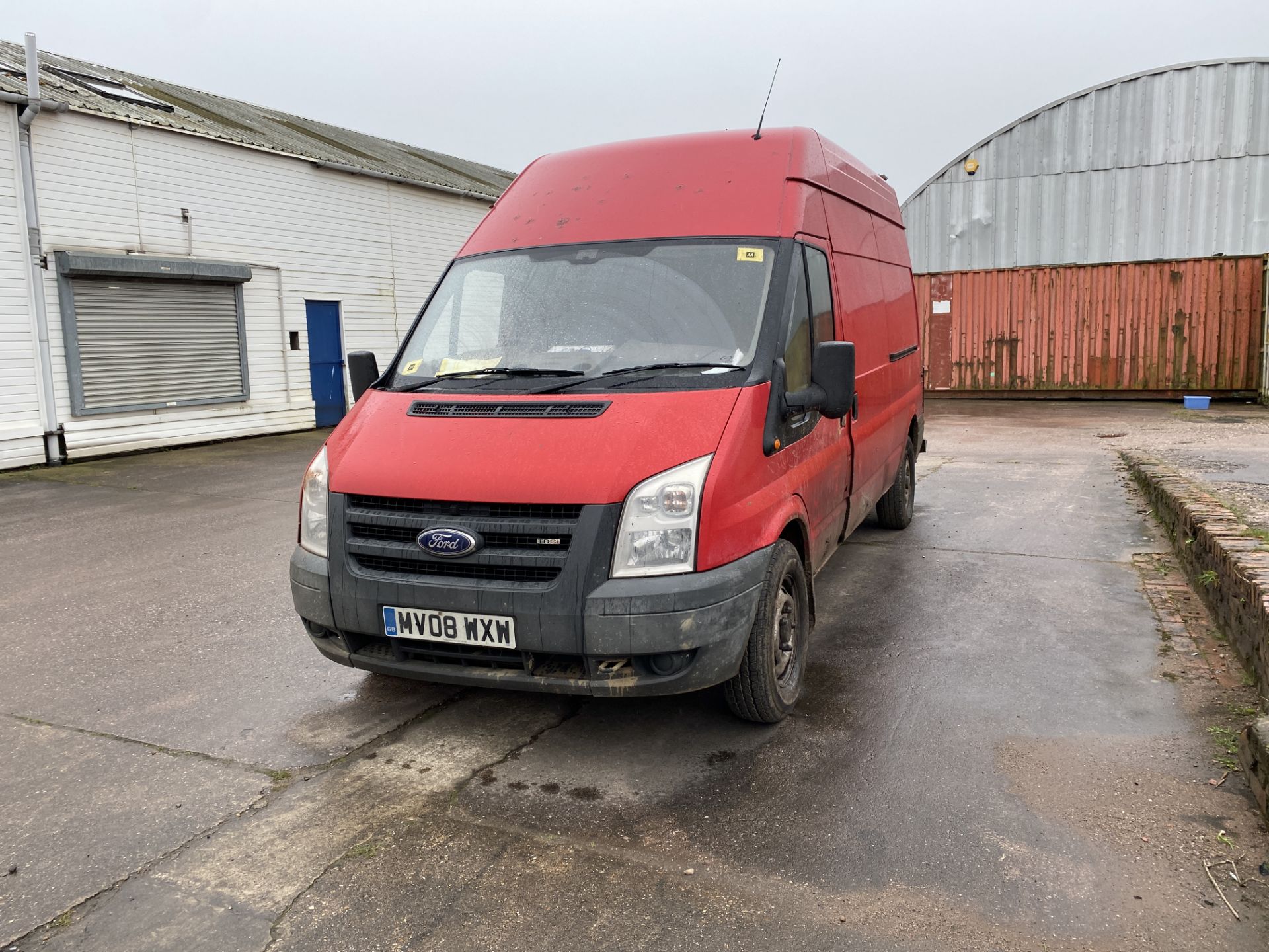 Ford Transit 100 T350L RWD, 2,402cc 5 speed manual 3.5 tonne panel van, MV08 WXW - Image 2 of 11