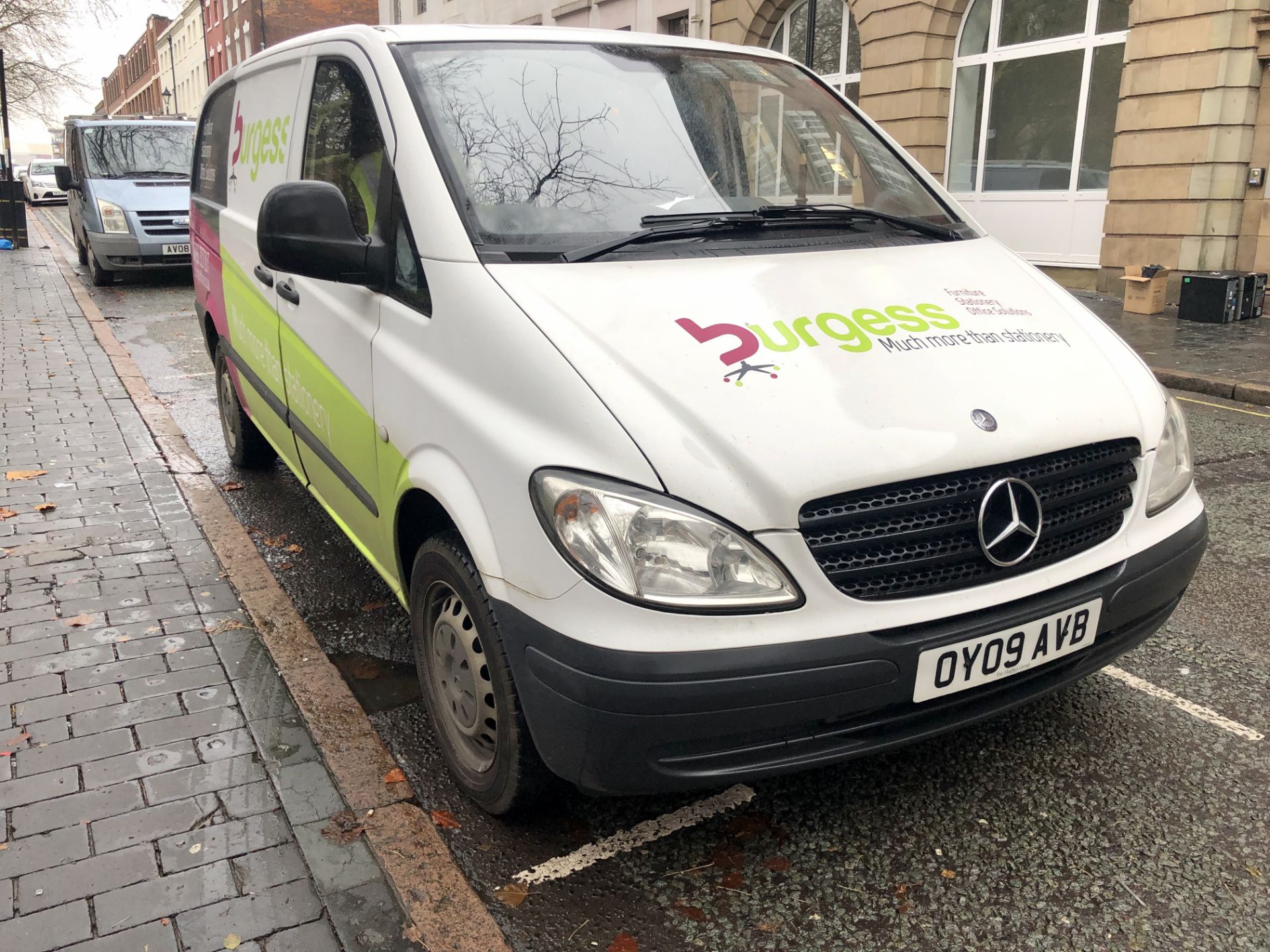 Mercedes Vito 109 Cdi Long, 6 Speed Manual, 2,148cc Diesel Panel Van, Registration No.OY09 AVB - Image 3 of 6