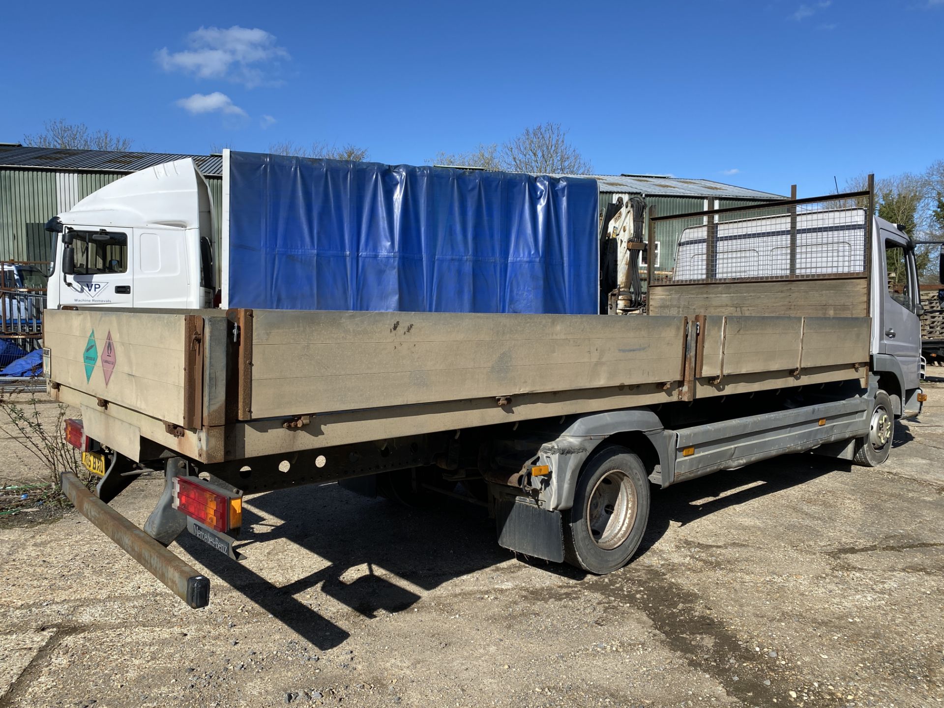 Mercedes Atego 7.5 Tonne Flat Bed Truck, Registration No. RX55 BXO - Image 6 of 25