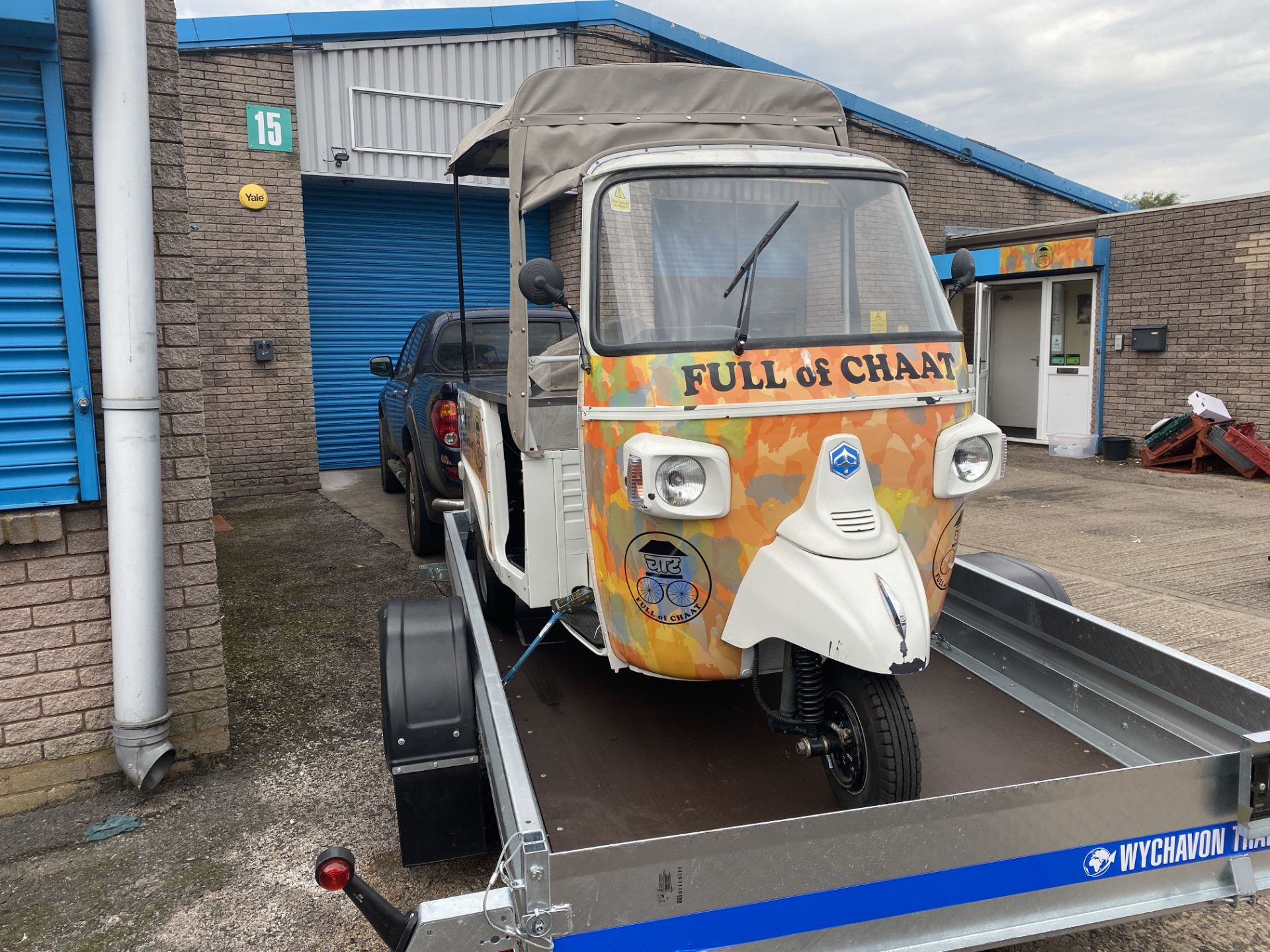 Piaggio Tuk Tuk Type Street Food Van, Fitted with Canop - Image 3 of 28