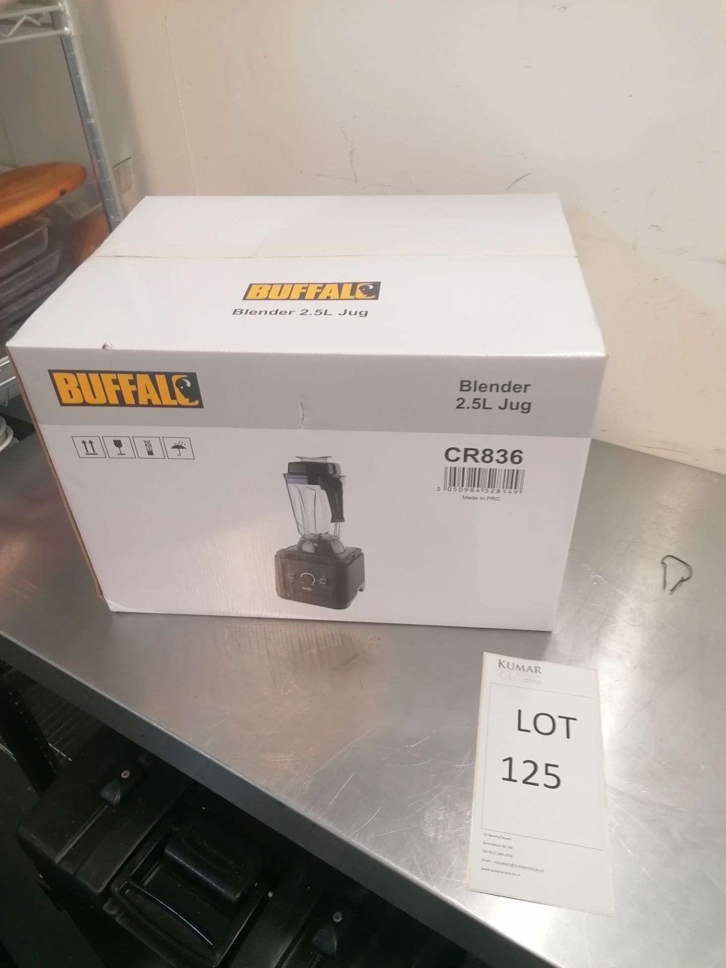 Buffalo MOCR836 blender 2.5 L new boxed, Serial No. 1.9811E+12