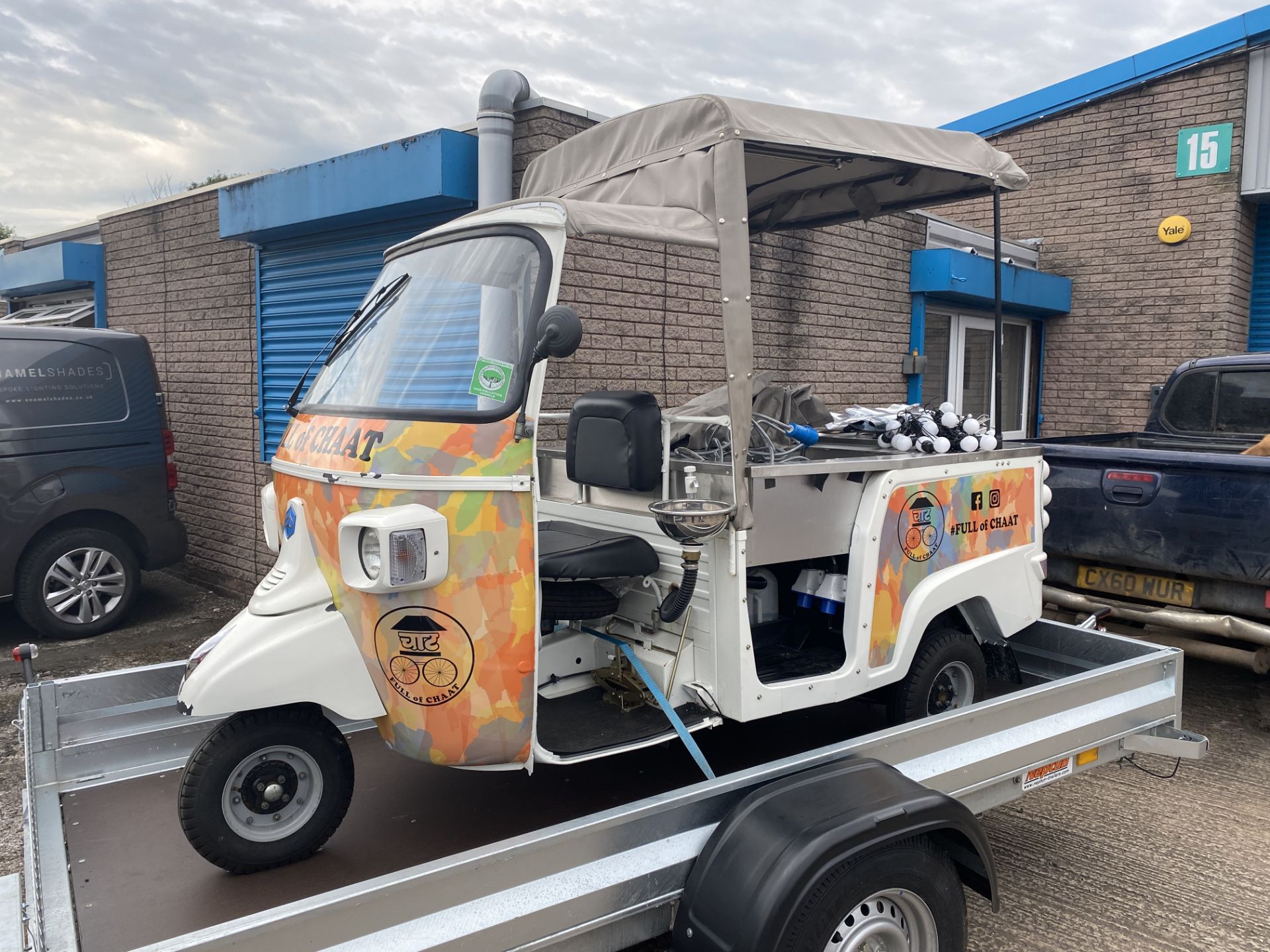 Piaggio Tuk Tuk Type Street Food Van, Fitted with Canop - Image 11 of 28