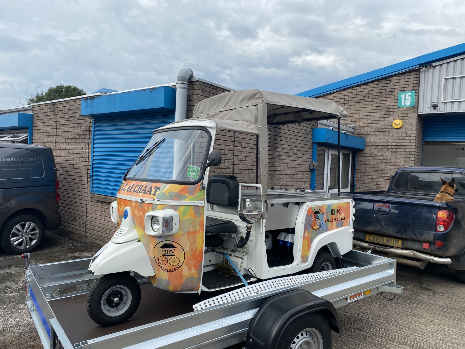 Piaggio Tuk Tuk Type Street Food Van, Fitted with Canop - Image 28 of 28