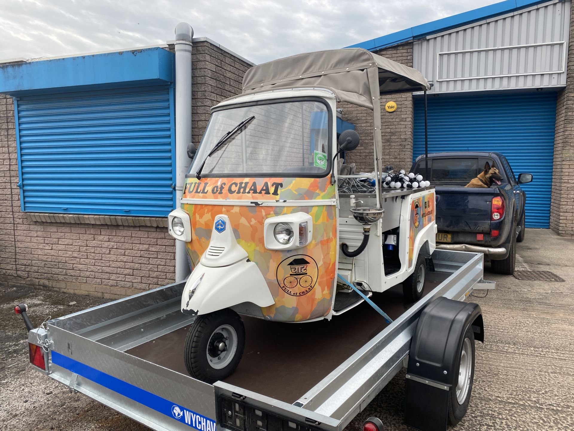 Piaggio Tuk Tuk Type Street Food Van, Fitted with Canop - Image 2 of 28