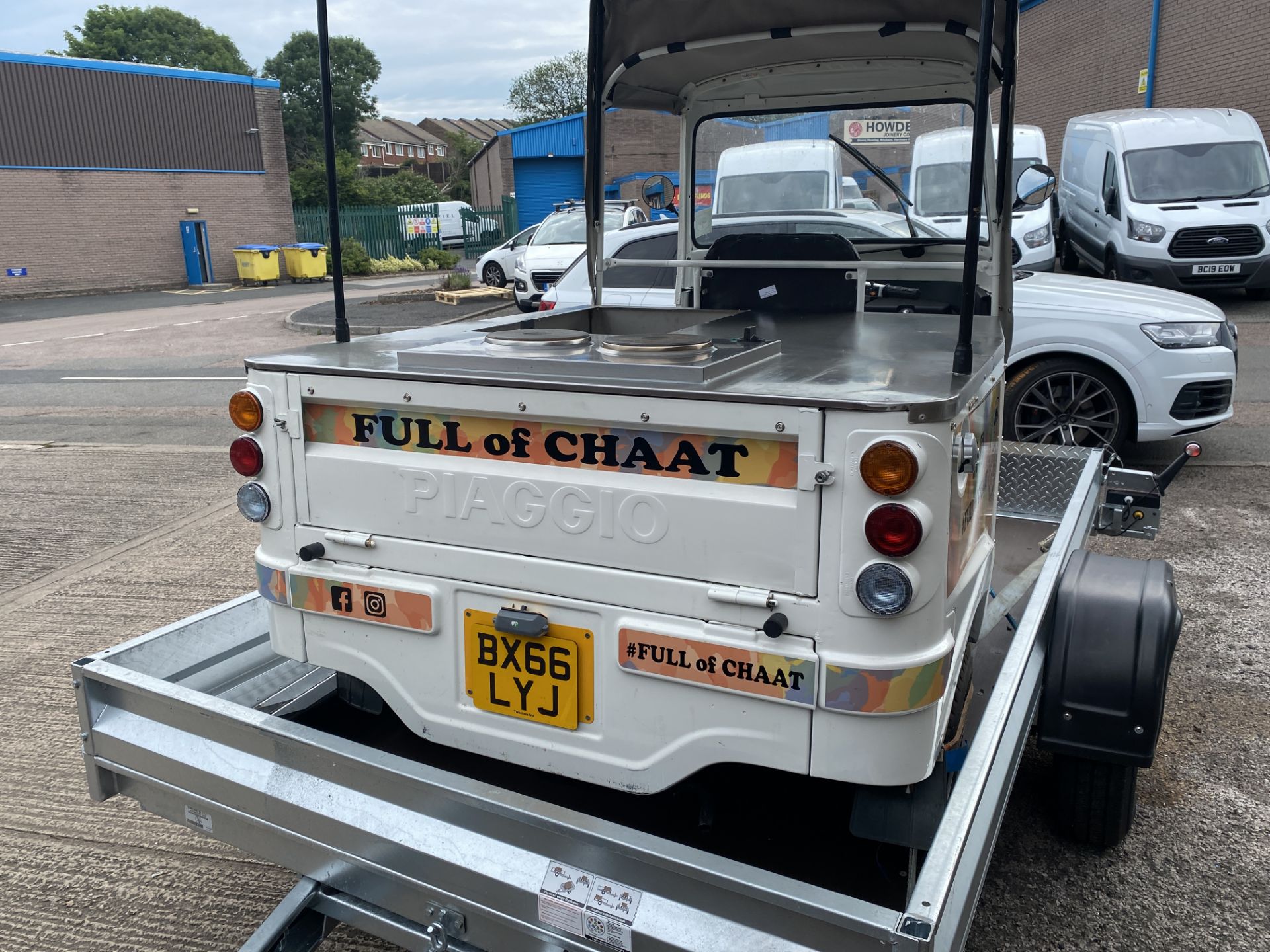 Piaggio Tuk Tuk Type Street Food Van, Fitted with Canop - Image 19 of 28