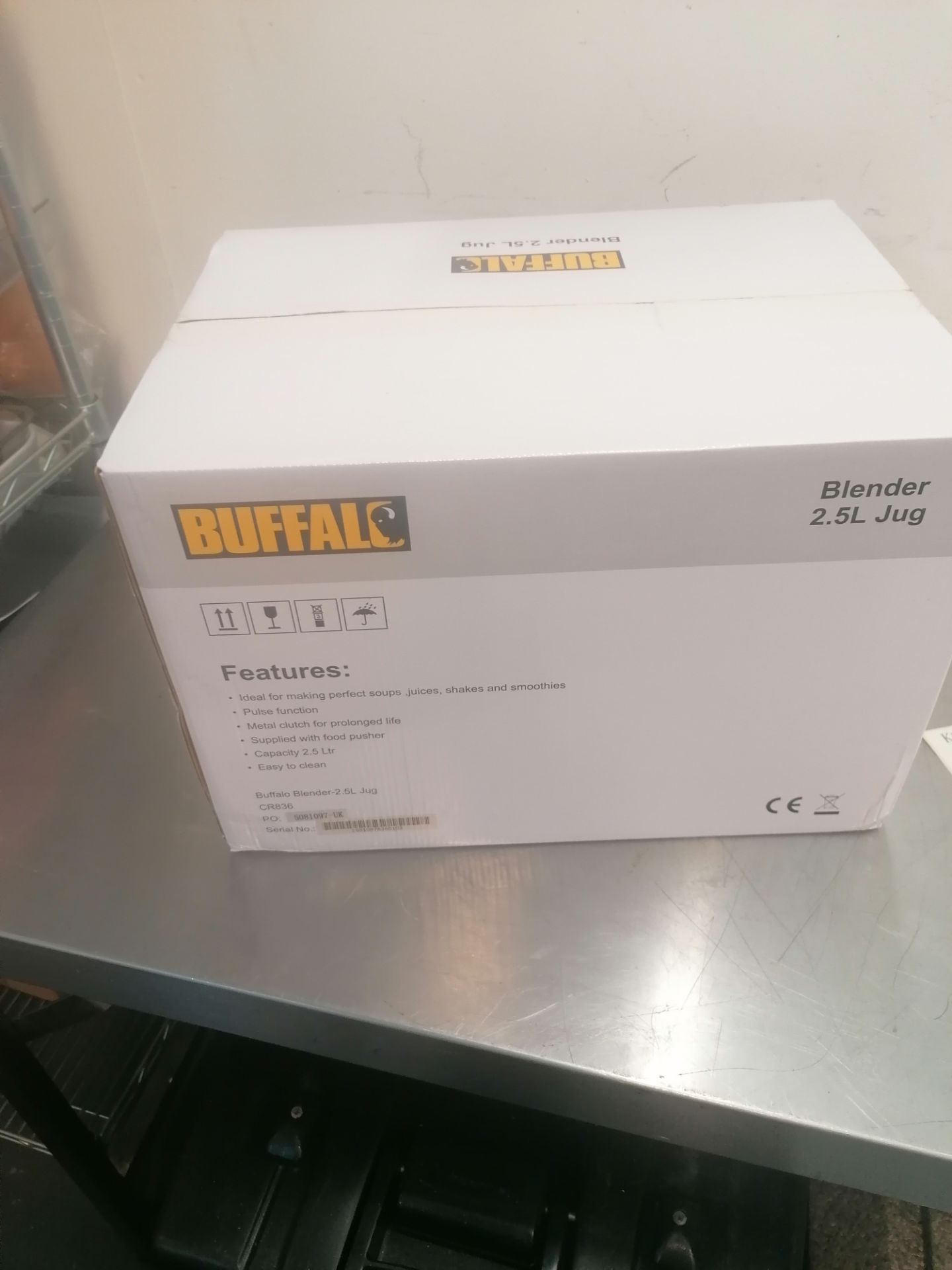 Buffalo MOCR836 blender 2.5 L new boxed, Serial No. 1.9811E+12 - Image 3 of 4