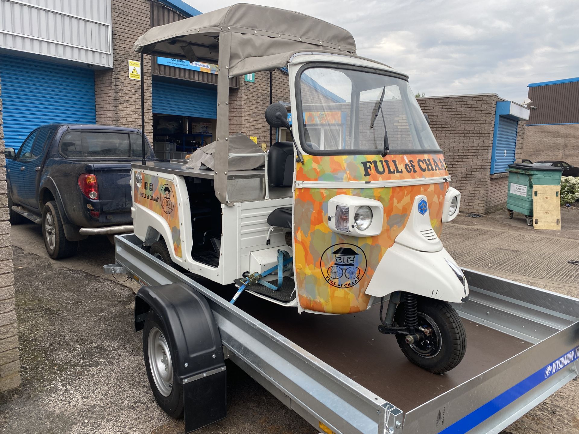 Piaggio Tuk Tuk Type Street Food Van, Fitted with Canop - Image 4 of 28