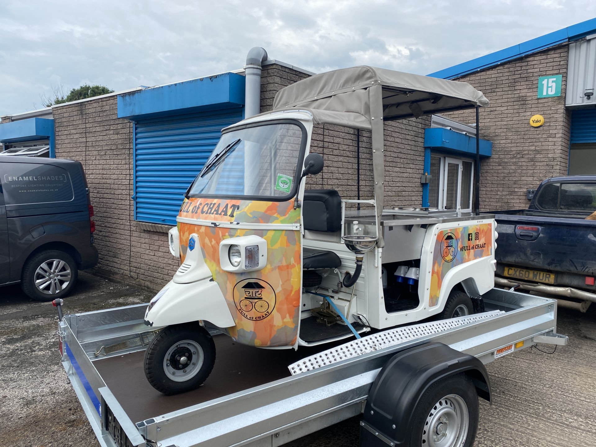 Piaggio Tuk Tuk Type Street Food Van, Fitted with Canop - Image 21 of 28