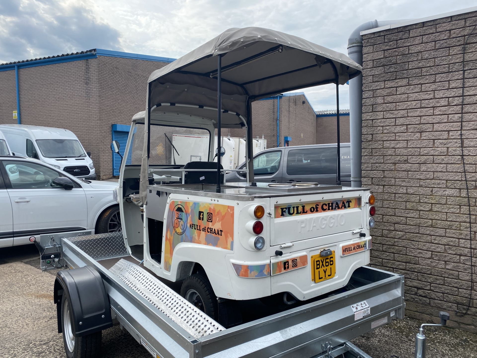 Piaggio Tuk Tuk Type Street Food Van, Fitted with Canop - Image 27 of 28