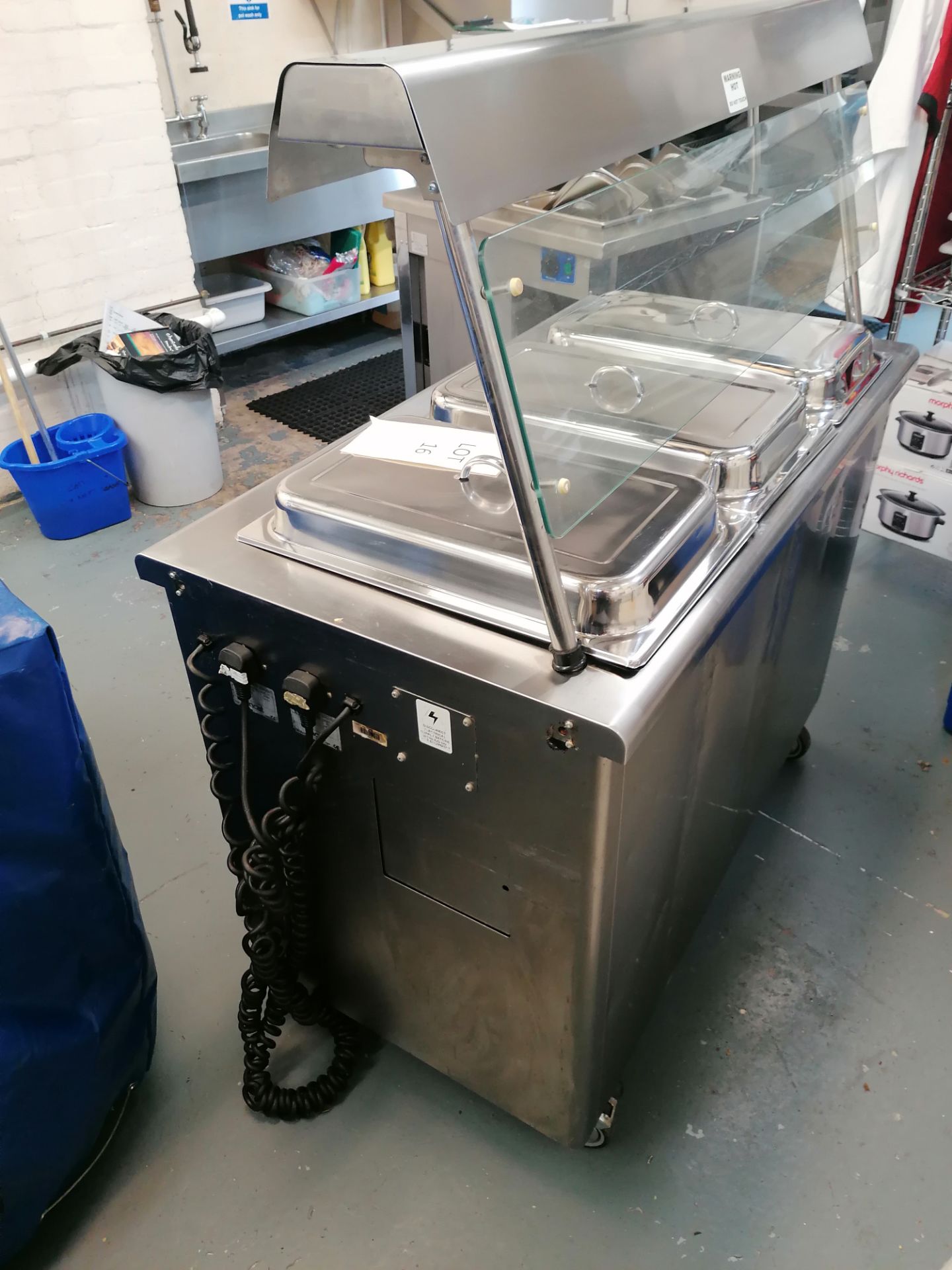 Lincat bain marie + hot cupboard/display heater - Image 4 of 5